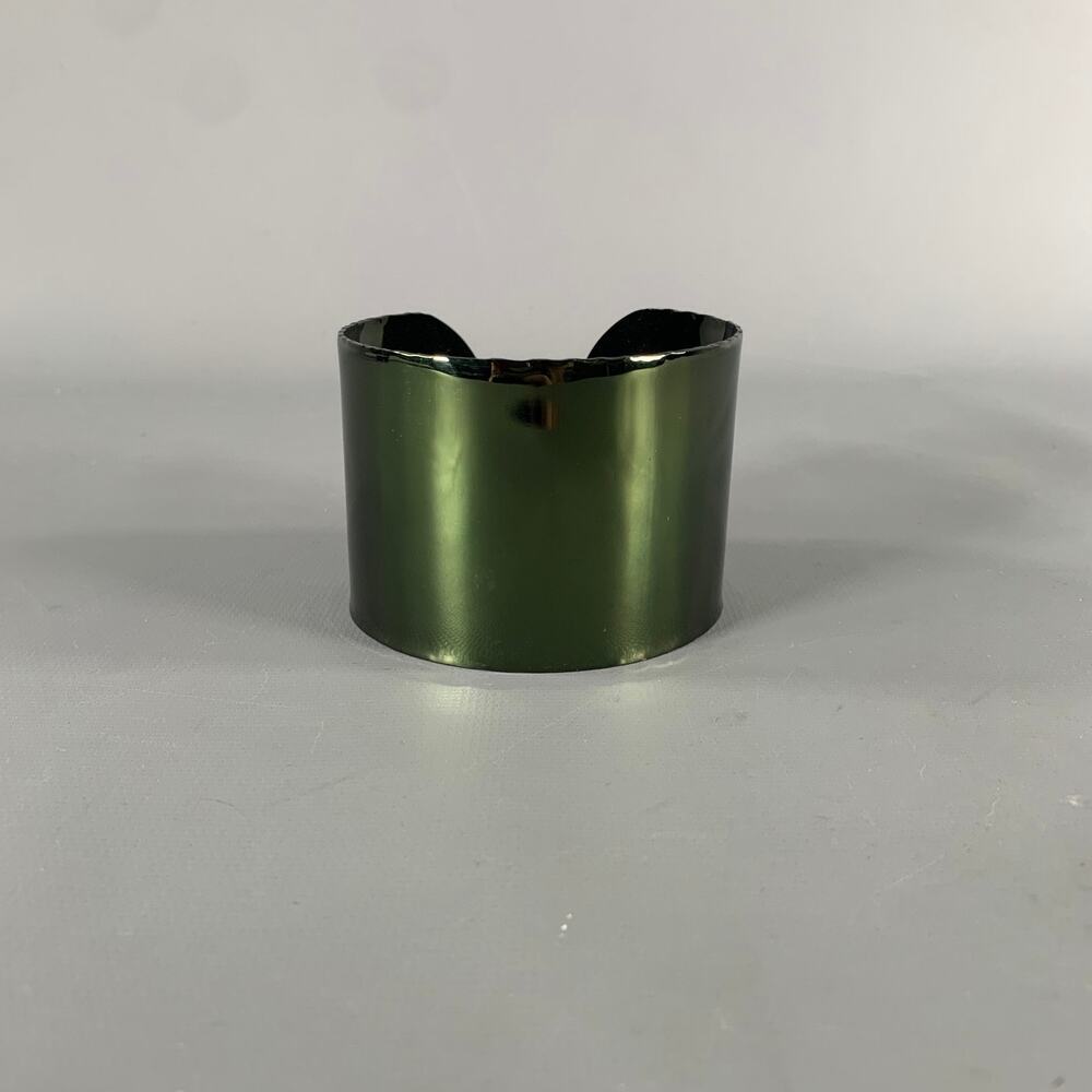 MAISON MARTIN MARGIELA Green Metallic Metal Bracelet